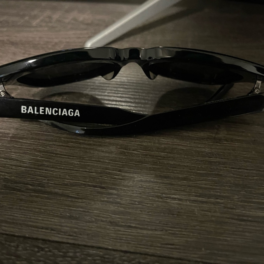 Balenciaga Glossy Black Sunglasses